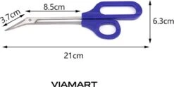 Viamart - Teennagel Schaar - Teennagelknipper - Perfect Voor Ouderen En Mensen Met Klachten - Trimmer - Nagelschaar - Pedicure - Extra Lang (21 CM) Met Comfortabele Handgreep -Cosmeticawinkel 1200x598 1