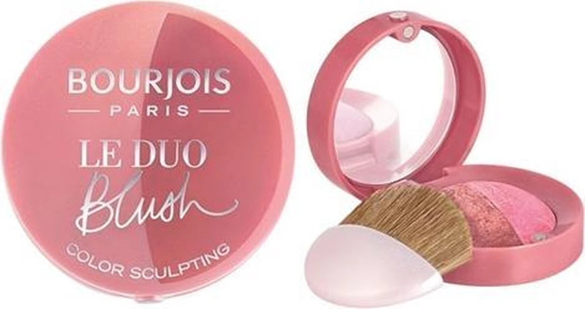 Bourjois Le Duo Blush Sculpt Blush - 02 Roméo Et Pachette 10 Bourjois Le Duo Blush Sculpt Blush - 02 Roméo Et Pachette - Afbeelding 10