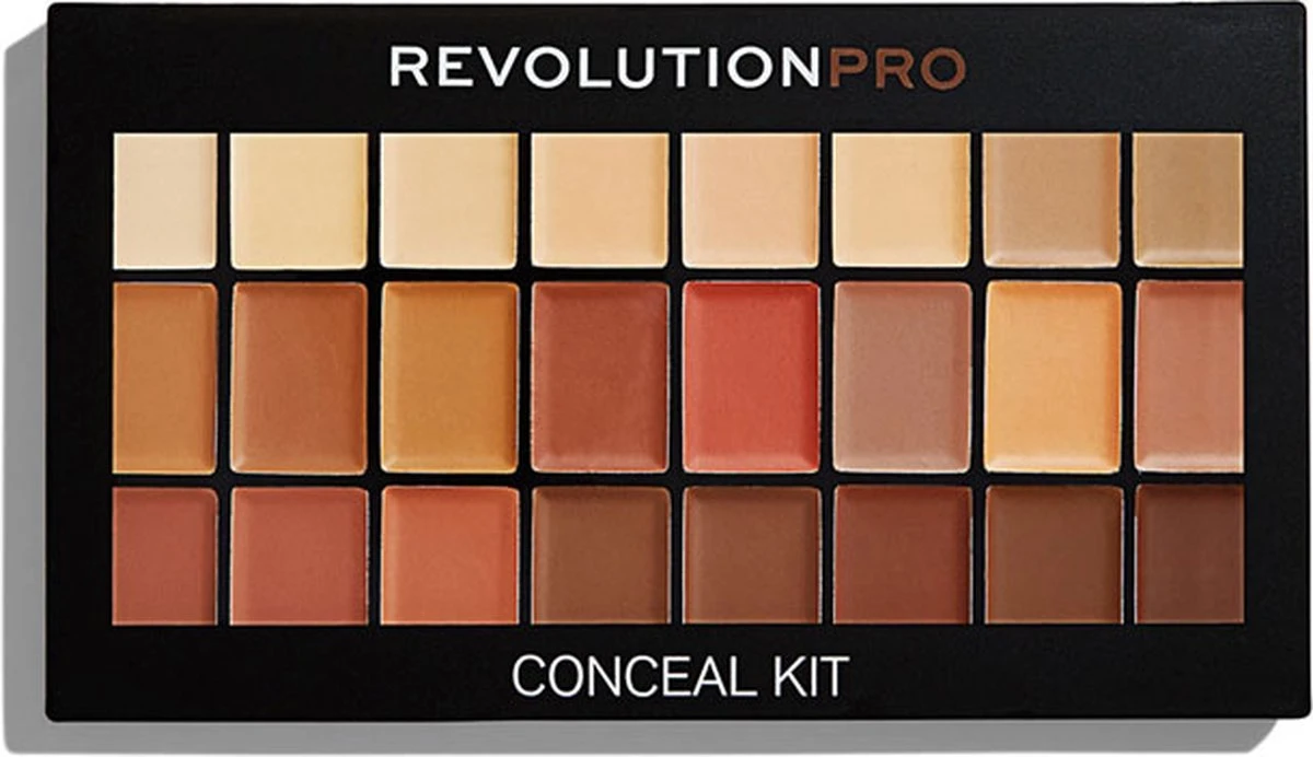 Makeup Revolution Pro Cream Conceal Kit - Medium/Dark 2 Makeup Revolution Pro Cream Conceal Kit - Medium/Dark - Afbeelding 2