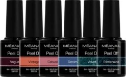 Méanail - Gellak - Peel Off - Fashion - Gel Nagellak - 6 X 8ml