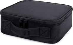 Merkloos Make-up Koffer - Cosmetica - Visagie Opbergtas - Beauty Organizer Met Verstelbare Vakken - 34x23x8CM - Zwart -Cosmeticawinkel 1200x754 4