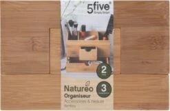 Sieraden/make-up Organizer Met 3 Vakken En 2 Lades 24 X 14,5 Cm Van Bamboe - Sieradenkastje - Make-upkastje - Organizers 9 Sieraden/make-up Organizer Met 3 Vakken En 2 Lades 24 X 14,5 Cm Van Bamboe - Sieradenkastje - Make-upkastje - Organizers -Cosmeticawinkel 1200x782 3