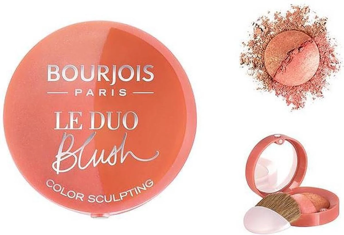 Bourjois Le Duo Blush Sculpt Blush - 02 Roméo Et Pachette 1 Bourjois Le Duo Blush Sculpt Blush - 02 Roméo Et Pachette