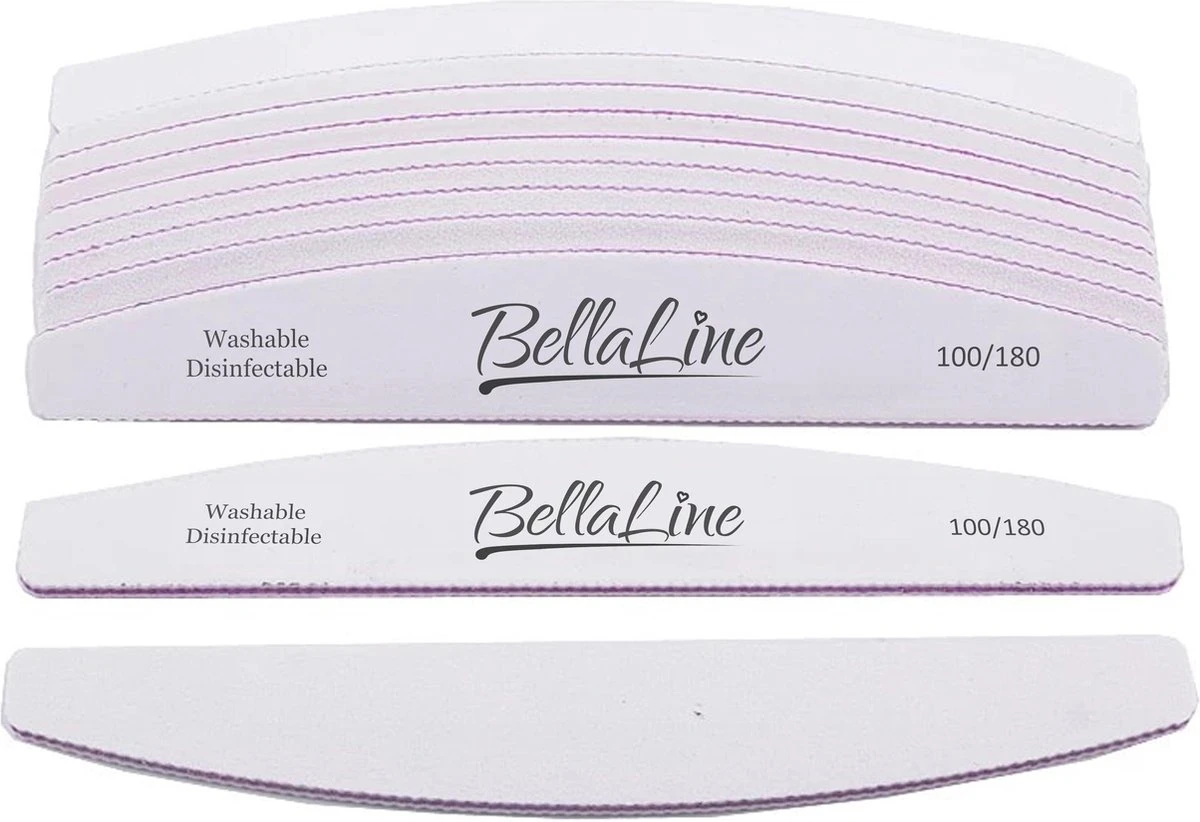 5 Stuks Nagelvijl Zebra Vijl Moon 100/180 Grit - BellaLine - Grof / Zachte Vijl - Hoge Kwaliteit - Professionele - Nagelvijlen - Maan - Gelnagels - Nagel Verzorging - Banaan - Acrylnagels - Nagel Vijl - Shellac - High Quality - Kunstnagels - Manicure 2 5 Stuks Nagelvijl Zebra Vijl Moon 100/180 Grit - BellaLine - Grof / Zachte Vijl - Hoge Kwaliteit - Professionele - Nagelvijlen - Maan - Gelnagels - Nagel Verzorging - Banaan - Acrylnagels - Nagel Vijl - Shellac - High Quality - Kunstnagels - Manicure - Afbeelding 2