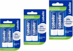 Labello Original Lippenbalsem - 6 X 4,8 Gram / 5,5 Ml