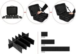 Cosmetica Koffer - Make-up Koffer Met Verstelbare Vakken - Visagie En Nagelstyliste Beauty Koffer - 37x27x13CM 20 Cosmetica Koffer - Make-up Koffer Met Verstelbare Vakken - Visagie En Nagelstyliste Beauty Koffer - 37x27x13CM -Cosmeticawinkel 1200x848