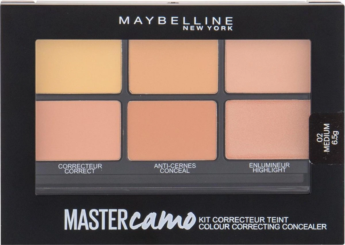 Maybelline - Master Camo Palette - 2 Medium - Concealer Palette 3 Maybelline - Master Camo Palette - 2 Medium - Concealer Palette - Afbeelding 3