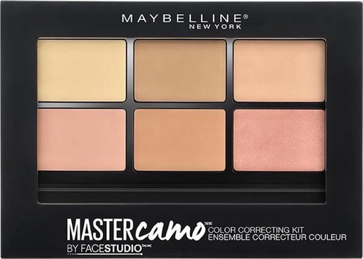 Maybelline - Master Camo Palette - 2 Medium - Concealer Palette 1 Maybelline - Master Camo Palette - 2 Medium - Concealer Palette