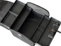 Praktische Handkoffer - Mat Zwart - Make-up, Nagel, Visagie Beautycase - Lichtgewicht - Met Draagriem -Cosmeticawinkel 1200x900 17