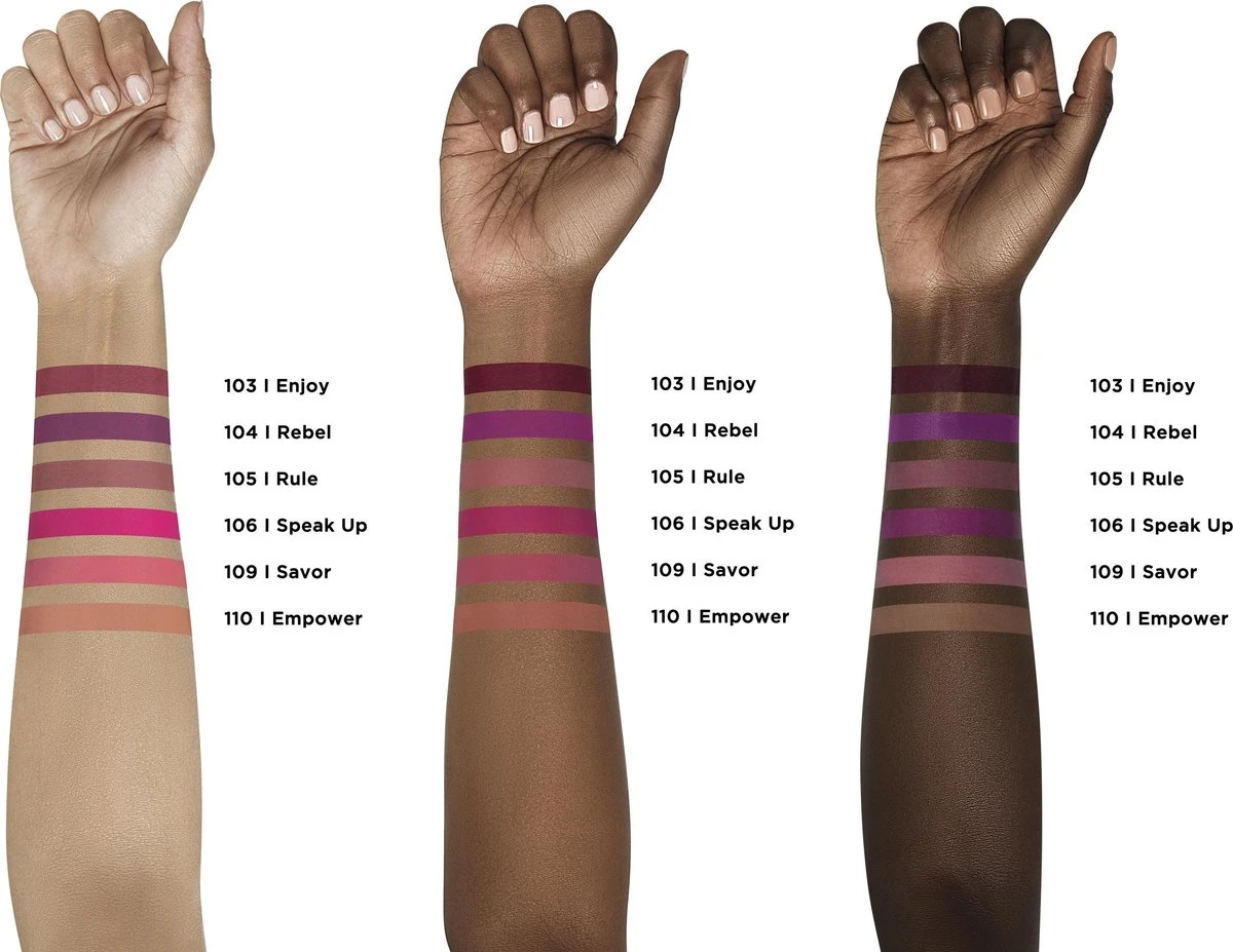 L'Oréal Paris Rouge Signature Lippenstift - 104 I Rebel - Paars - Matte Vloeibare Lipstick 6 L'Oréal Paris Rouge Signature Lippenstift - 104 I Rebel - Paars - Matte Vloeibare Lipstick - Afbeelding 6