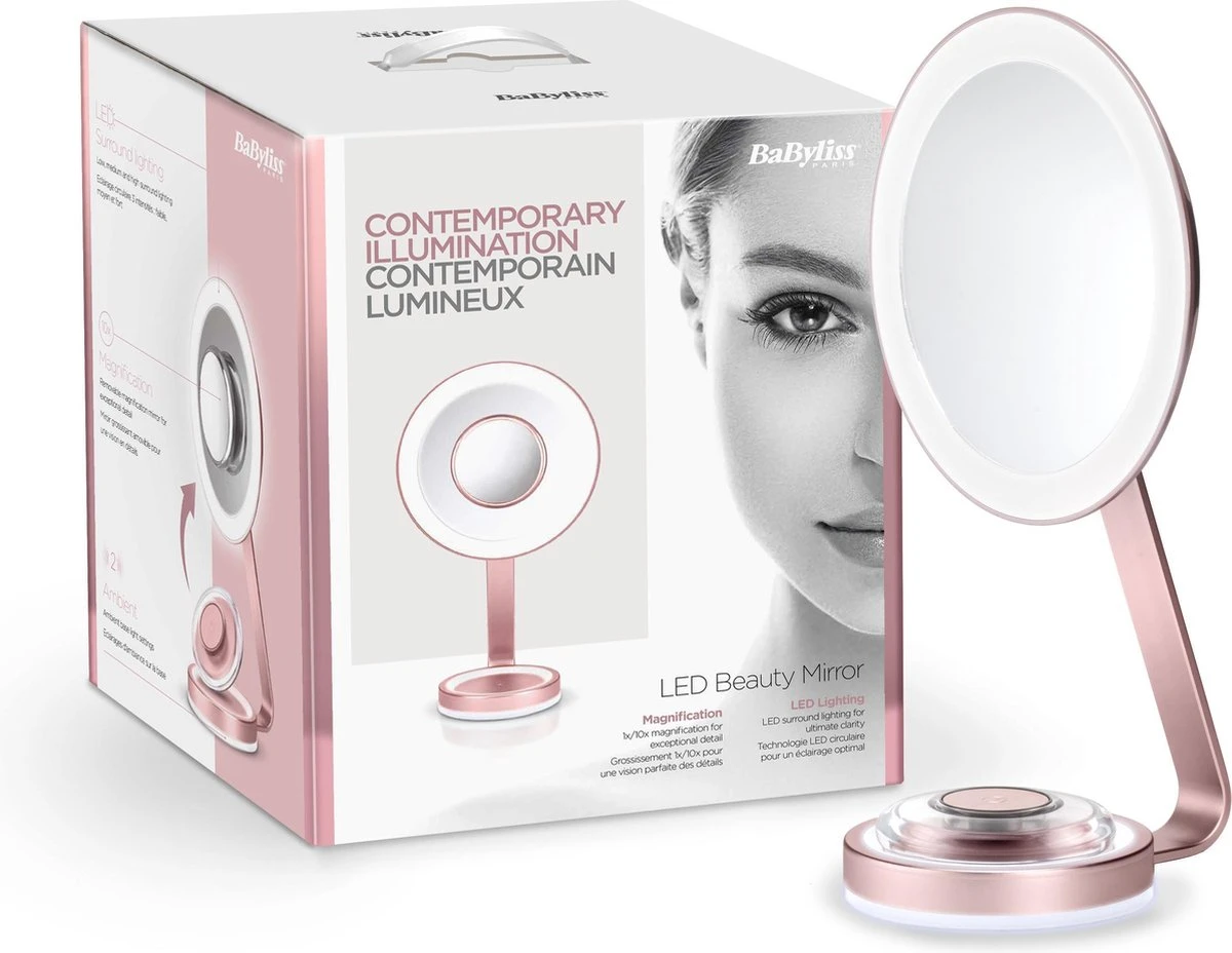 BaByliss ® LED Beauty Mirror 9450E - Make Up Spiegel 8 BaByliss ® LED Beauty Mirror 9450E - Make Up Spiegel - Afbeelding 8