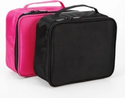 Make-up Koffer - Cosmetica Koffer - Visagie Opbergtas - Beauty Organizer Met Verstelbare Vakken - Roze -Cosmeticawinkel 1200x938 1