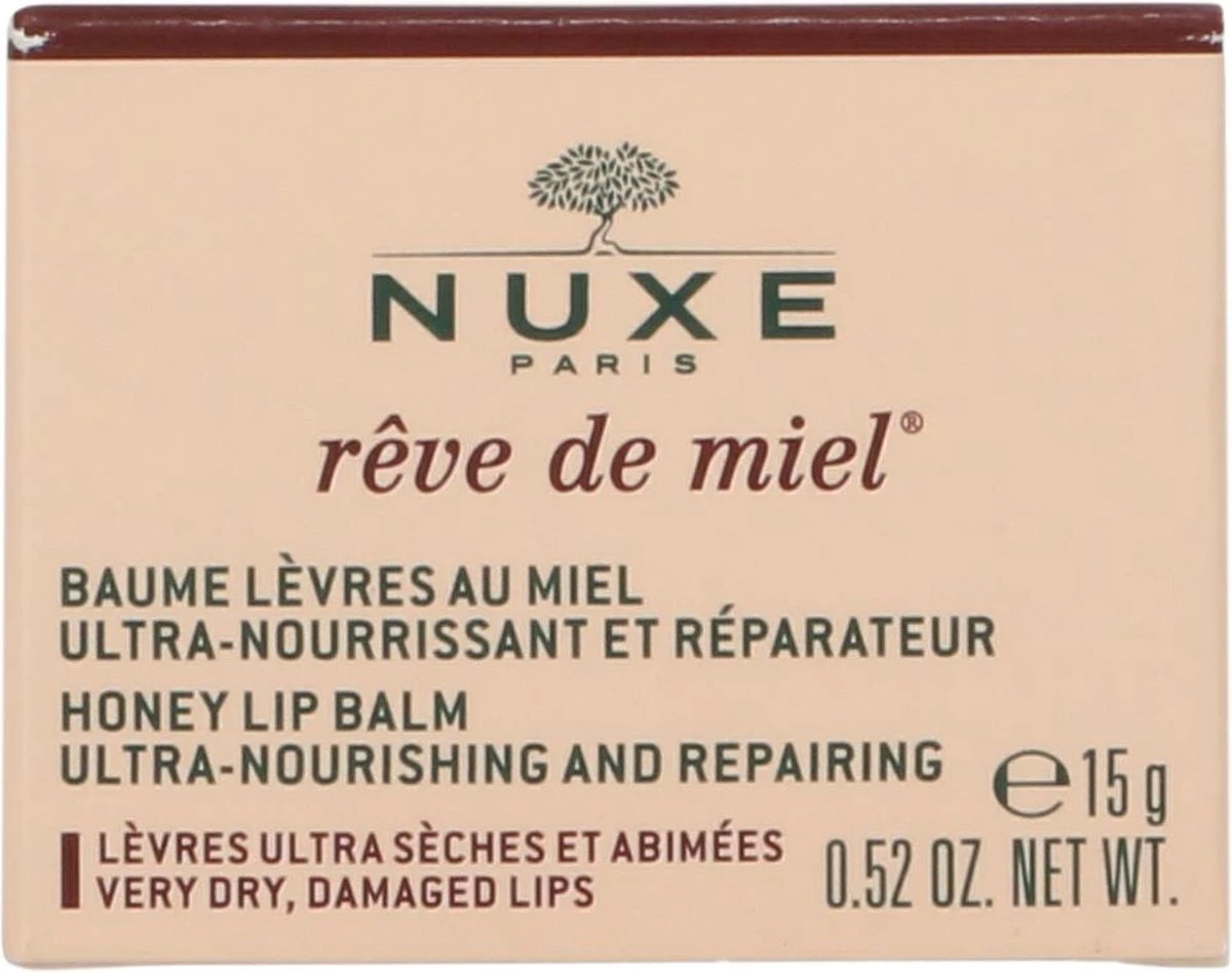 Nuxe Rêve De Miel Ultra-Nourishing And Repairing Lippenbalsem - 15 Ml 4 Nuxe Rêve De Miel Ultra-Nourishing And Repairing Lippenbalsem - 15 Ml - Afbeelding 4