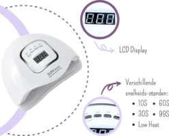 Merkloos Daniqqi - 80 Watt UV LED Lamp Nagels - 45 Leds Nagellamp - Wit 19 Merkloos Daniqqi - 80 Watt UV LED Lamp Nagels - 45 Leds Nagellamp - Wit -Cosmeticawinkel 1200x965