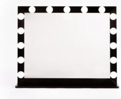 Make Up Spiegel Met Verlichting | Vivo | Hollywood Spiegel | Zwart | Touch | 3 Standen | 70x54 -Cosmeticawinkel 1200x985 3