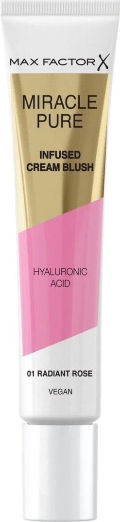 Max Factor Miracle Pure Vegan Blush - 001 Radiant Rose -Cosmeticawinkel 277x1200 3