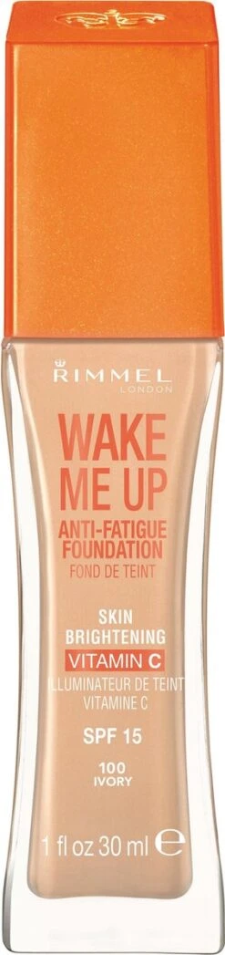 Rimmel London Rimmel - Wake Me Up Foundation With Vitamine C - Ivory -Cosmeticawinkel 283x1200