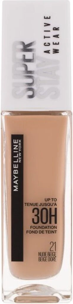 Maybelline - Superstay Active Wear Foundation - 21 Nude Beige 31 Maybelline - Superstay Active Wear Foundation - 21 Nude Beige -Cosmeticawinkel 290x1200 3