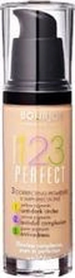 Bourjois 123 Perfect Foundation 051 Rose Vanilla -Cosmeticawinkel 327x1200 2