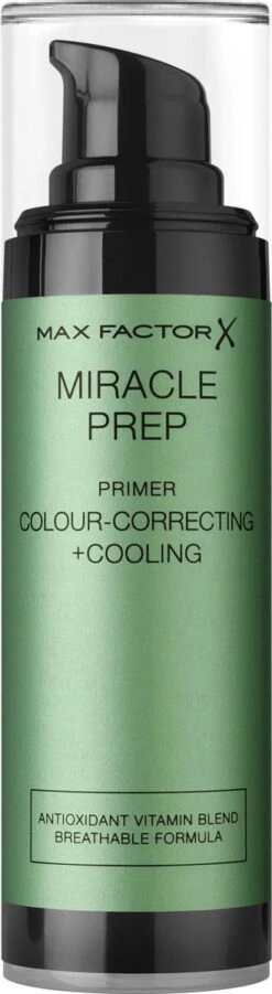 ​Max Factor - Miracle Prep Colour Correcting & Cooling Primer 30 Ml -Cosmeticawinkel 329x1200 3