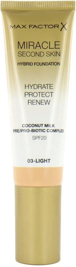 Max Factor Miracle Second Skin Foundation - 03 Light