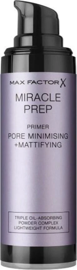 Max Factor Miracle Prep Primer Pore Minimising & Mattifying - 30 Ml 12 Max Factor Miracle Prep Primer Pore Minimising & Mattifying - 30 Ml -Cosmeticawinkel 343x1200