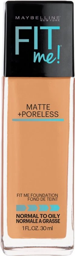 Maybelline Fit Me Matte & Poreless Foundation - 330 Toffee -Cosmeticawinkel 353x1200 5