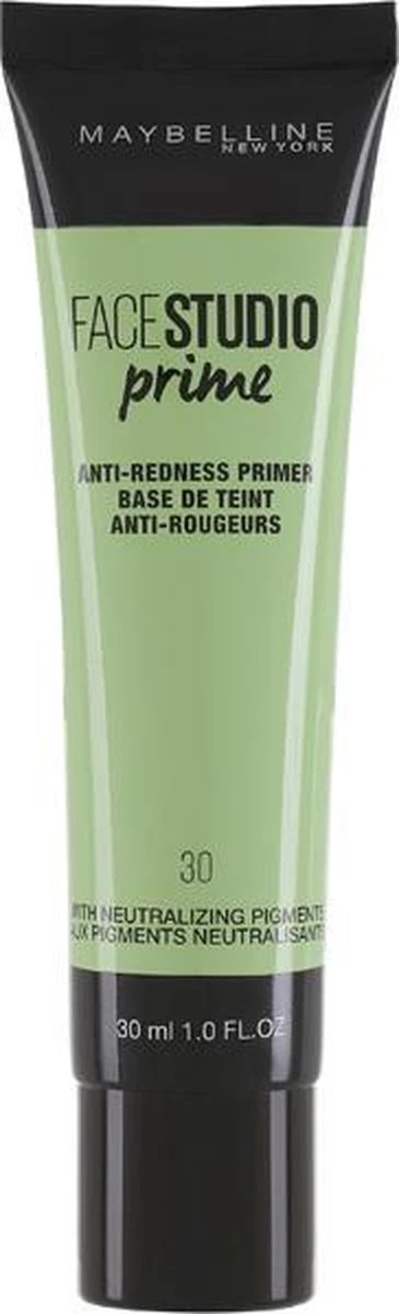 Maybelline Master Prime - 30 Anti Redness - Primer 13 Maybelline Master Prime - 30 Anti Redness - Primer - Afbeelding 13