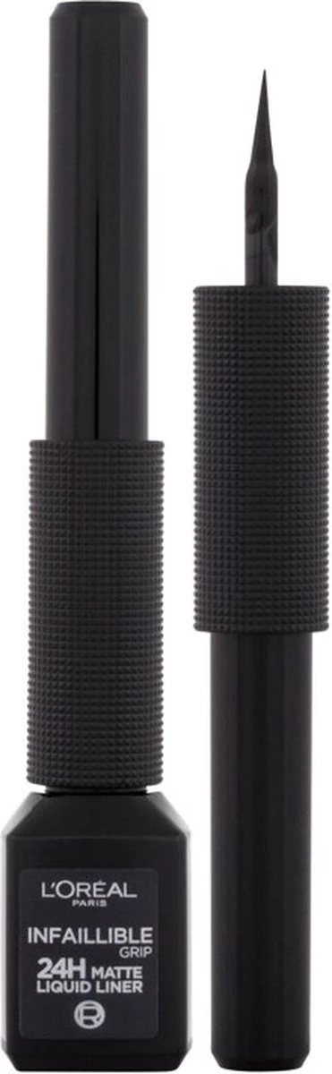 L’Oréal Paris Matte Signature Eyeliner Van Superliner – Matte Liquid Eyeliner - Waterproof - 01 Black Signature – Zwart 2 L’Oréal Paris Matte Signature Eyeliner Van Superliner – Matte Liquid Eyeliner - Waterproof - 01 Black Signature – Zwart - Afbeelding 2