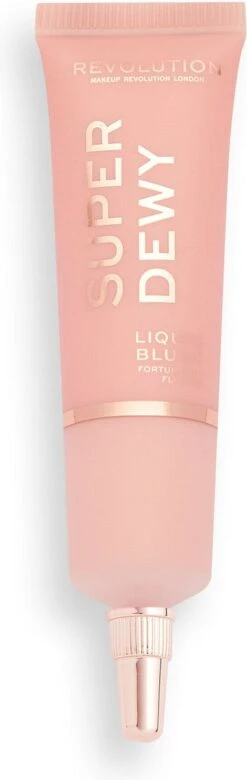 Makeup Revolution - Superdewy Liquid Blush - Fortunately Flushed