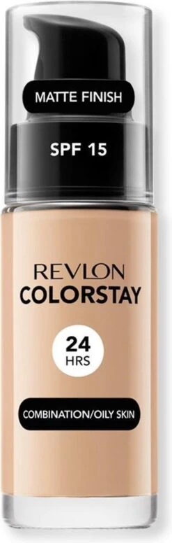 Revlon Colorstay Foundation With Pump - 220 Natural Beige (Oily Skin) -Cosmeticawinkel 382x1200