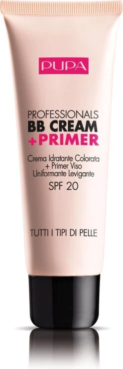 Pupa Milano Professionals BB Cream + Primer - Nude 001 -Cosmeticawinkel 400x1200 2