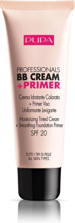 Pupa Milano Professionals BB Cream + Primer - Nude 001 -Cosmeticawinkel 403x1200 2