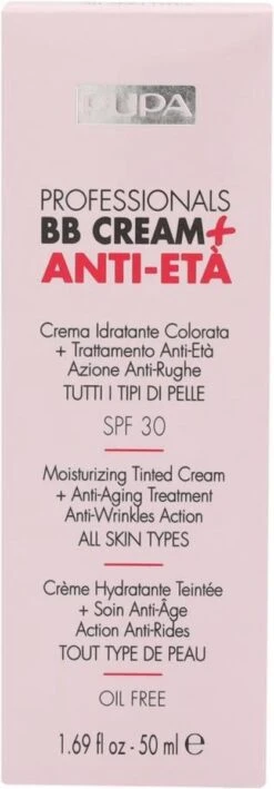 PUPA Milano Pupa Professionals BB Creme Anti-Eta SPF30 002 Sand -Cosmeticawinkel 418x1200 2
