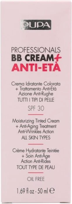 Pupa Milano Professionals BB Cream + Anti-Eta - 001 Nude -Cosmeticawinkel 423x1200 3