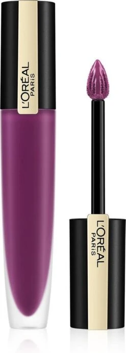 L'Oréal Paris Rouge Signature Lippenstift - 104 I Rebel - Paars - Matte Vloeibare Lipstick 22 L'Oréal Paris Rouge Signature Lippenstift - 104 I Rebel - Paars - Matte Vloeibare Lipstick -Cosmeticawinkel 429x1200 1