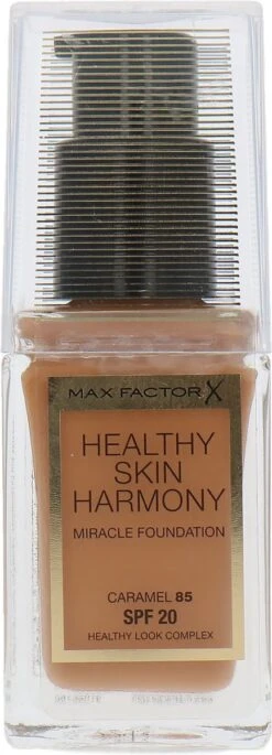 Max Factor Healthy Skin Harmony Foundation - 85 Caramel -Cosmeticawinkel 433x1200 2
