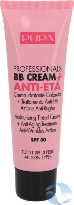 Pupa Milano Professionals BB Cream + Anti-Eta - 001 Nude -Cosmeticawinkel 435x1200 3