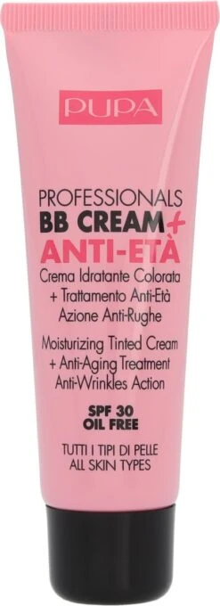 PUPA Milano Pupa Professionals BB Creme Anti-Eta SPF30 002 Sand -Cosmeticawinkel 436x1200