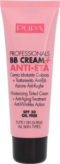 Pupa Milano Professionals BB Cream + Anti-Eta - 001 Nude -Cosmeticawinkel 437x1200 3