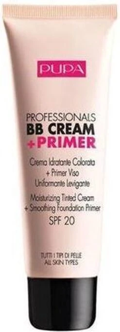 Pupa Milano Professionals BB Cream + Primer - Nude 001 -Cosmeticawinkel 437x1200 4