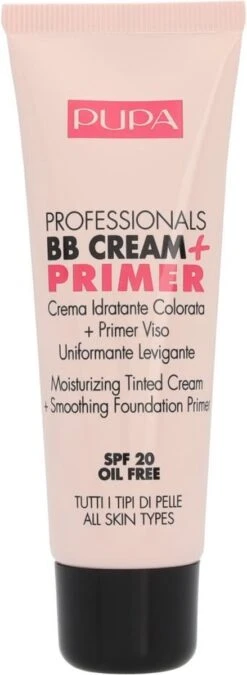 Pupa Milano Professionals BB Cream + Primer - Nude 001 -Cosmeticawinkel 439x1200 2