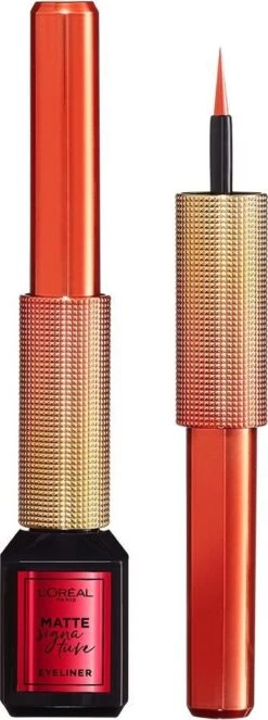 L’Oréal Paris Paris Electric Nights Superliner Matte Signature Eyeliner - Limited Edition – 11 Red Signature – Rood -Cosmeticawinkel 447x1200 2