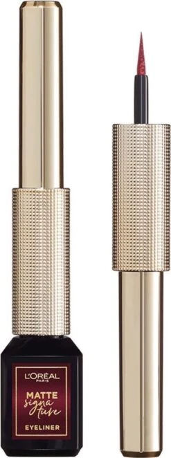 L'Oréal Matte Signature Eyeliner - 05 Burgundy -Cosmeticawinkel 448x1200 2