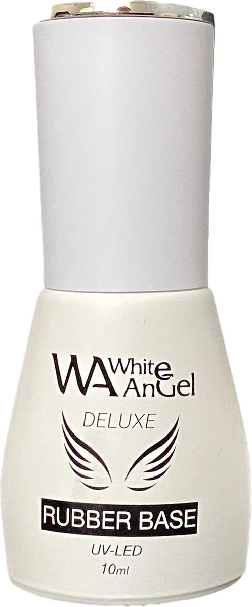 White Angel Deluxe Rubber Base Coat Clear 10 Ml 2 White Angel Deluxe Rubber Base Coat Clear 10 Ml - Afbeelding 2