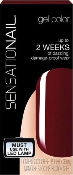 SensatioNail Gel Polish Miss Behave - Gel Nagellak - Rood 13 SensatioNail Gel Polish Miss Behave - Gel Nagellak - Rood -Cosmeticawinkel 504x1200 5
