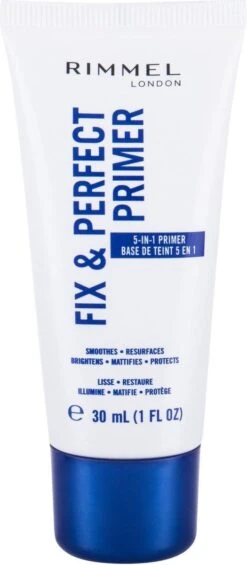 Rimmel London Fix & Perfect Make-Up Primer - 002 Transparent - 30 Ml -Cosmeticawinkel 525x1200