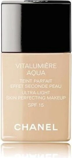 Chanel Vitalumiere Aqua Foundation - 30 Beige - SPF15 - 30 Ml -Cosmeticawinkel 548x1200