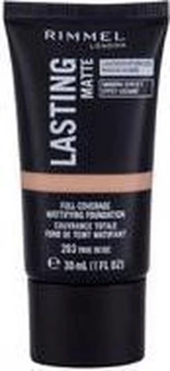 Rimmel London Lasting Matte Foundation - 010 Warm Porcelain -Cosmeticawinkel 552x1200 1