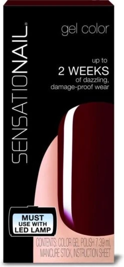 SensatioNail Gel Polish Miss Behave - Gel Nagellak - Rood 12 SensatioNail Gel Polish Miss Behave - Gel Nagellak - Rood -Cosmeticawinkel 557x1200 1